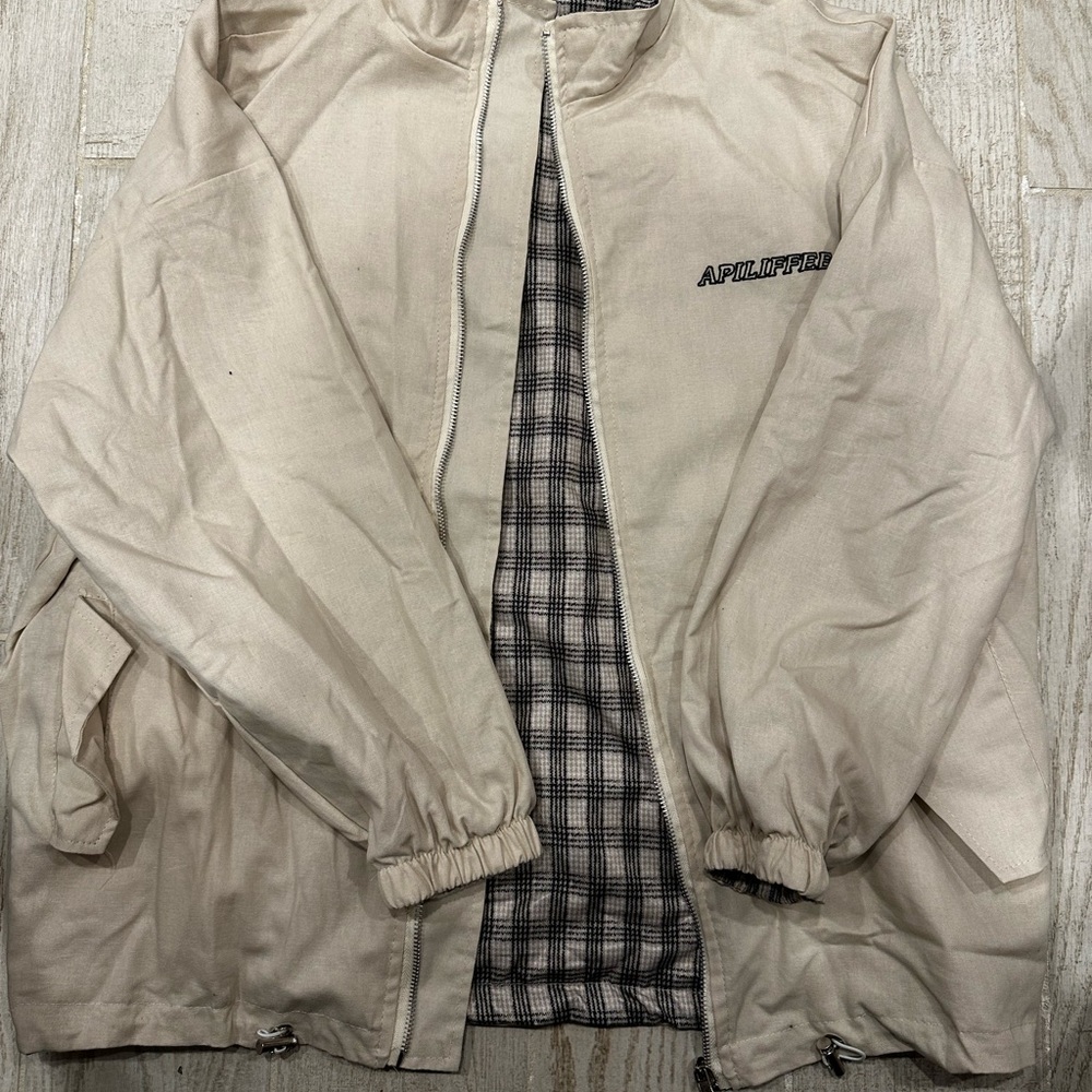 Tan Reversible Light Jacket